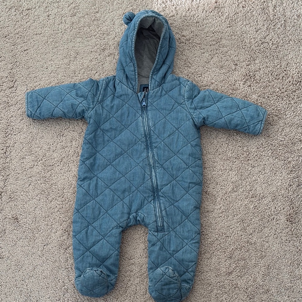Gap Denim Quilted Kids One Piece